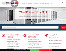 Tablet Screenshot of adino.at